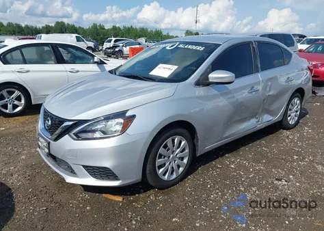2019 Nissan Sentra S z USA, uszkodzony, nr VIN 3N1AB7AP4KY339908